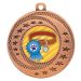 ASW167B Wayfare Medal Dog Ribbon & Collar Bronze 5cm