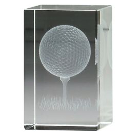 CB817 Golf Hologram Block 8cm